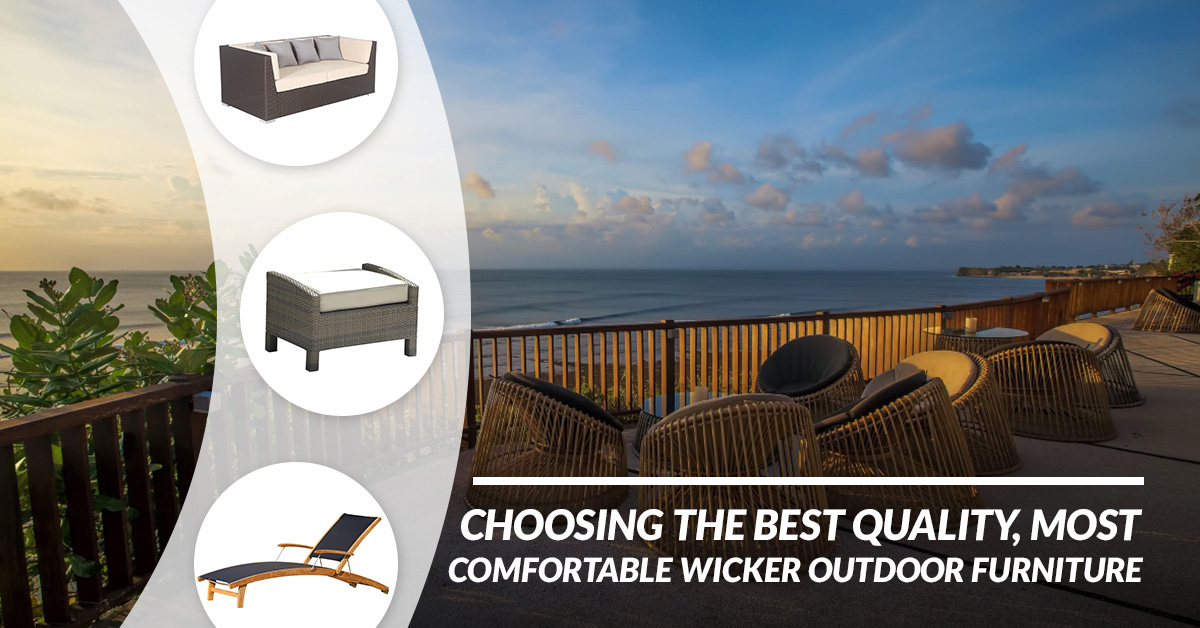Comfortable Wicker Outdoor Furniture, Most Comfortable Outdoor Bar Stools