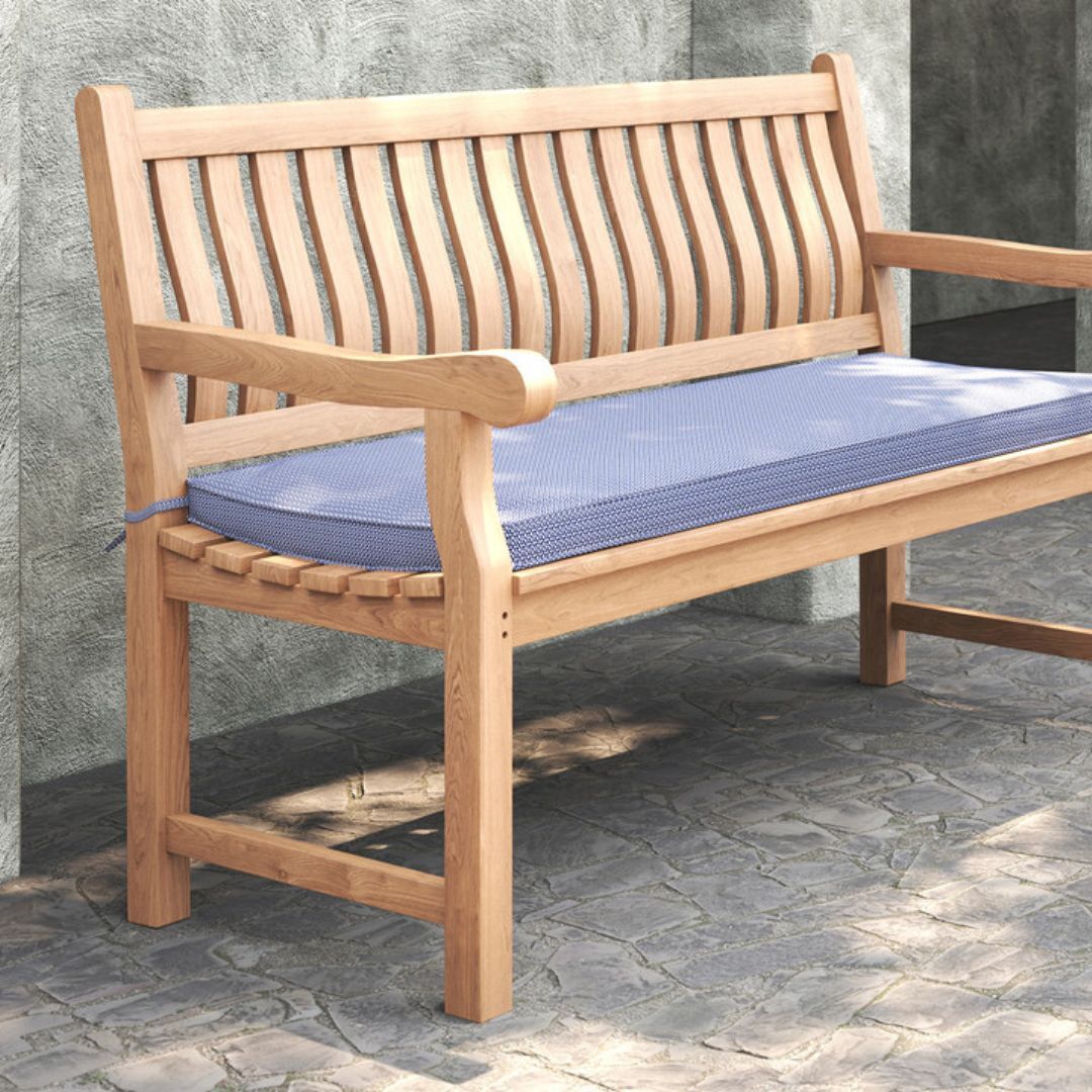 Outdoor teak wood furniture.