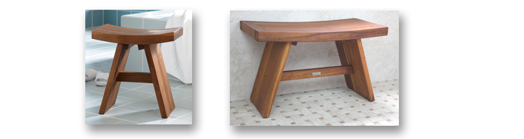 Asia Shower Stools Teak Benches Aqua Asia Shower Stools Teak