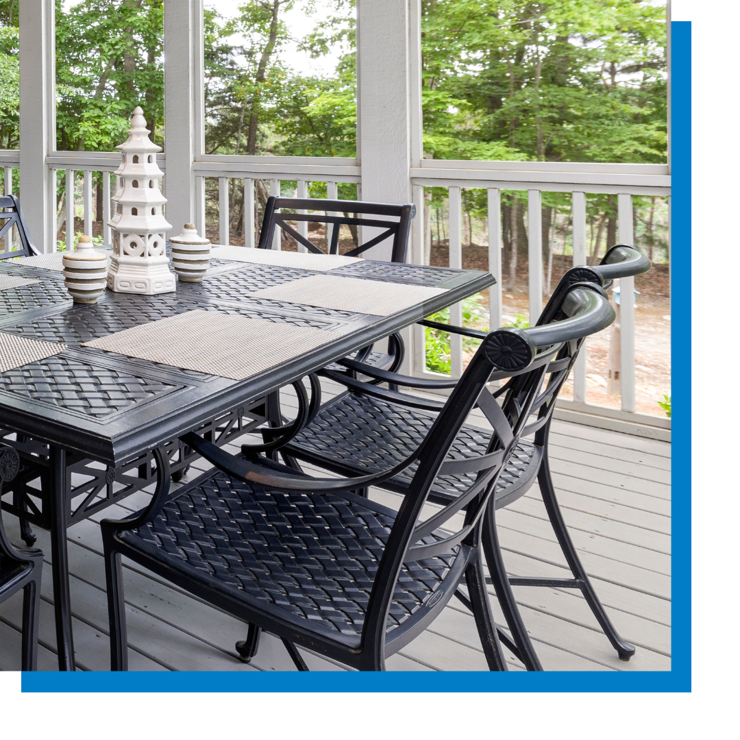 Home outdoor furniture.